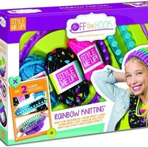 NWT Rainbow Knitting Kit